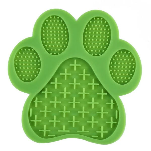 Paw Print Textured Slow Lick Treat Mat