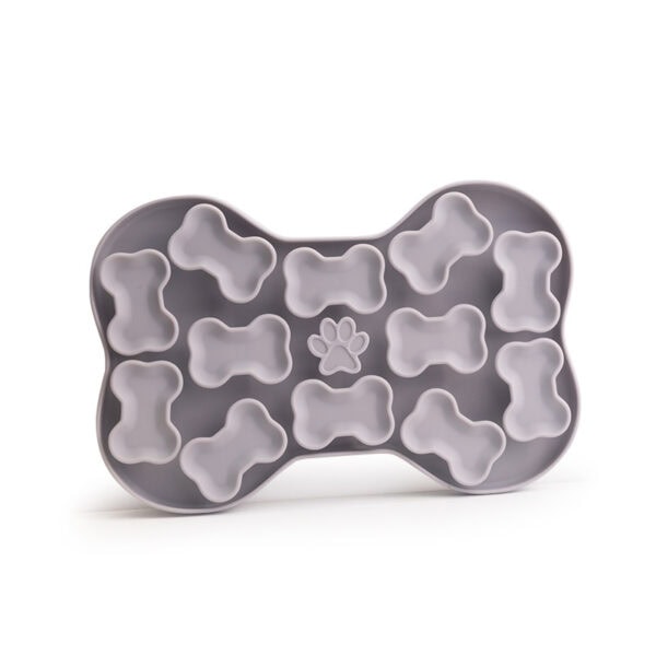 Bone-Shaped Multi-Cavity Lick Mat