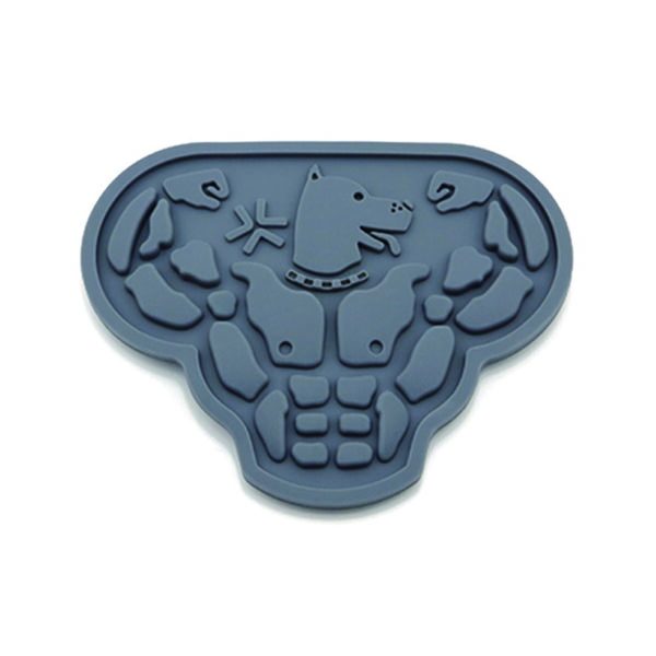 Muscular Dog Head-Shaped Lick Mat