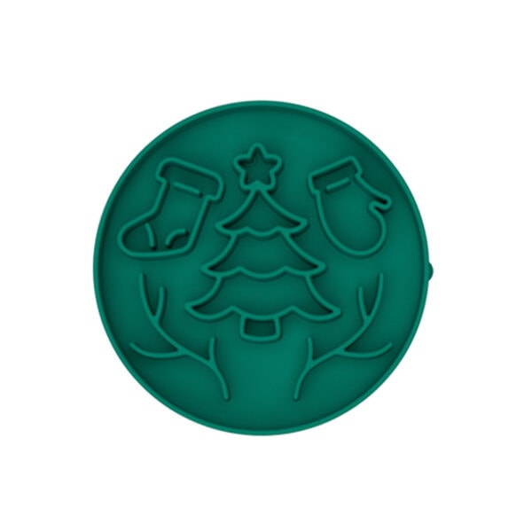 Round Christmas Tree Holiday Lick Mat