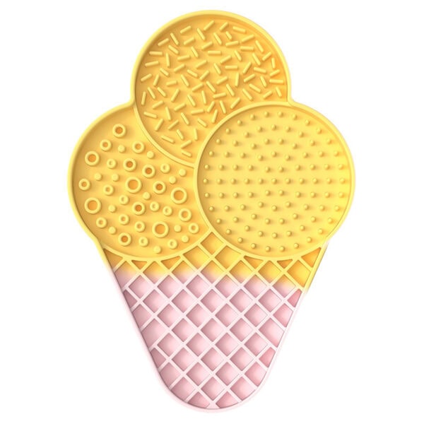 Ice Cream Cone Multi-Flavor Lick Mat