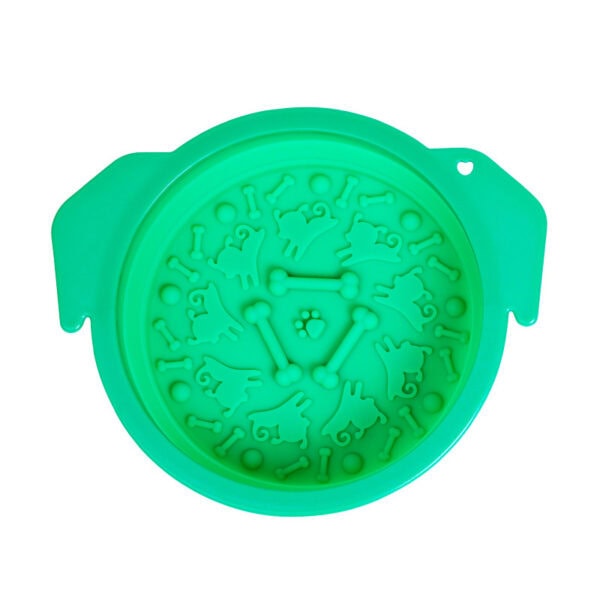 Round Pet Face Lick Mat with Ears