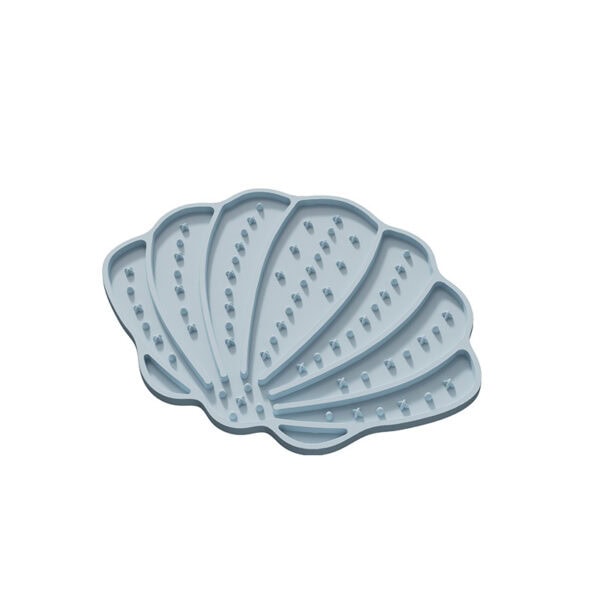 Shell-Shaped Slow Lick Treat Mat