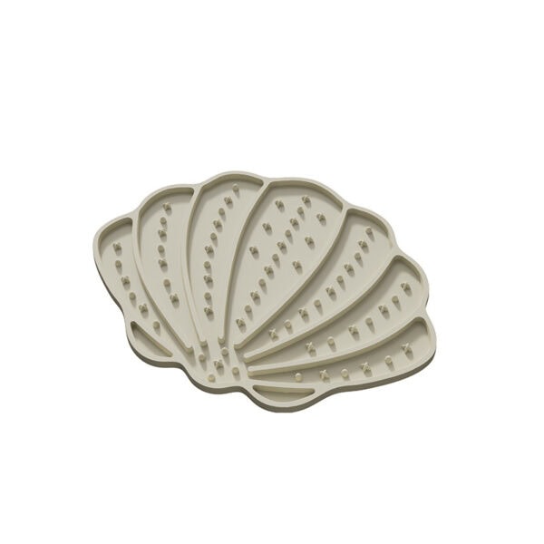 Shell-Shaped Slow Lick Treat Mat