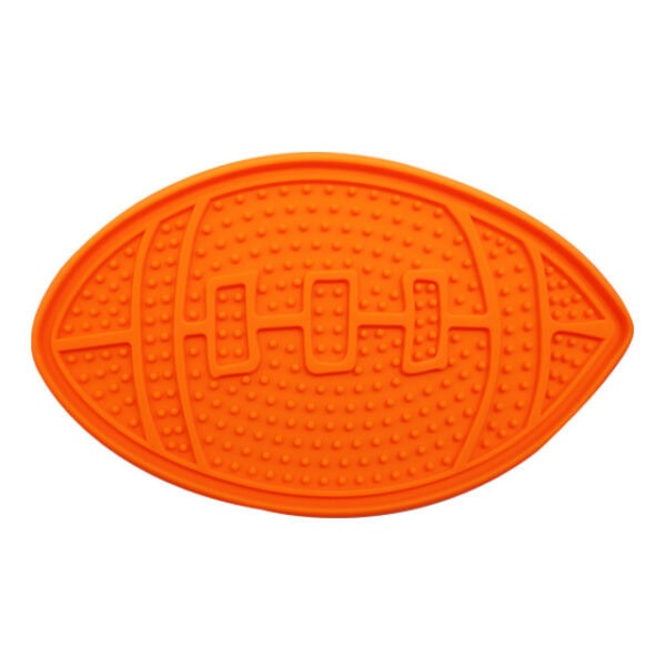 Football-Shaped Pet Lick Mat