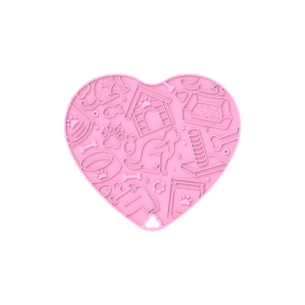 Heart-Shaped Mixed Icon Enrichment Mat