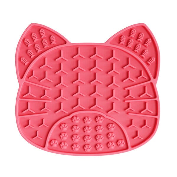 Cat Face Slow Lick Treat Mat