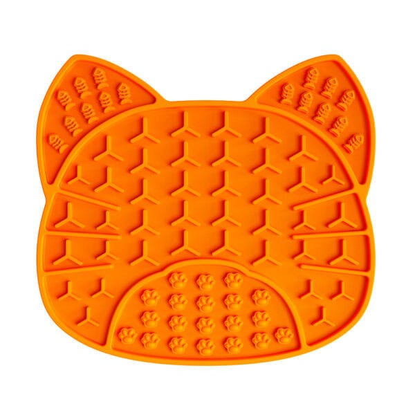 Cat Face Slow Lick Treat Mat