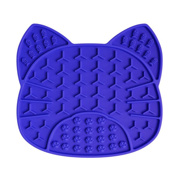 Cat Face Slow Lick Treat Mat