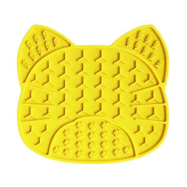 Cat Face Slow Lick Treat Mat