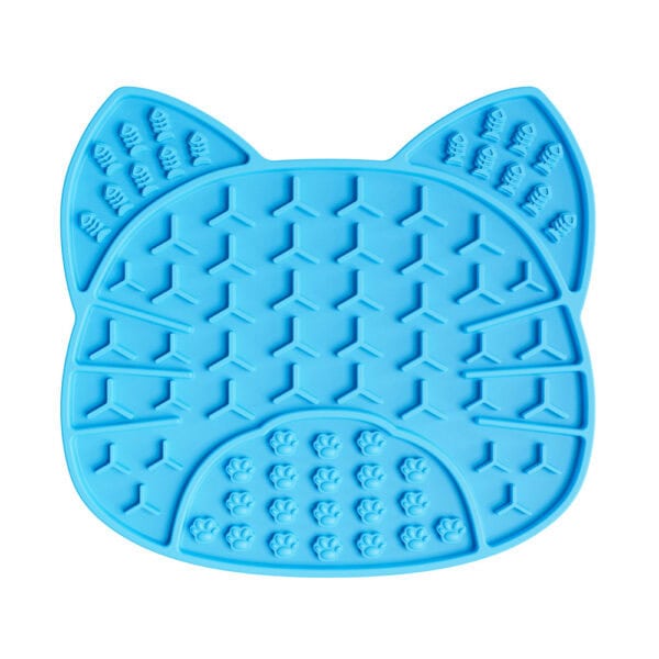 Cat Face Slow Lick Treat Mat