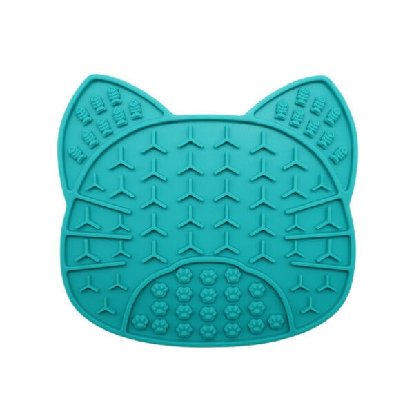 Cat Face Slow Lick Treat Mat