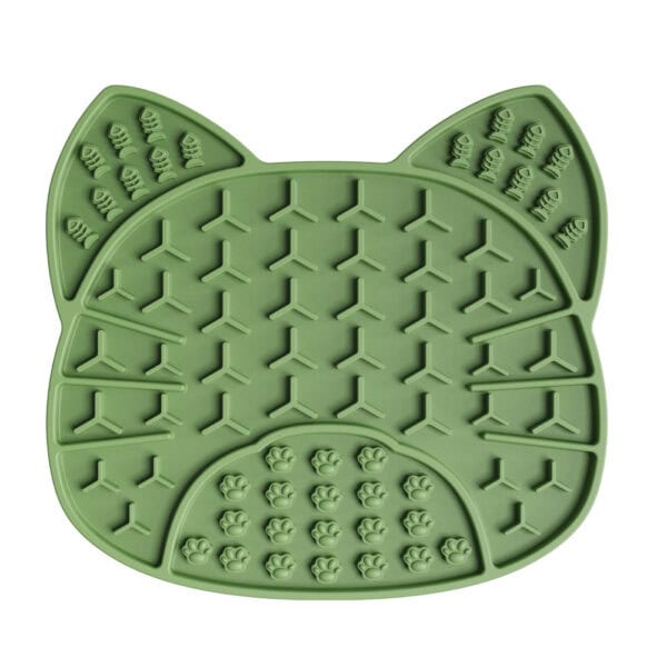 Cat Face Slow Lick Treat Mat
