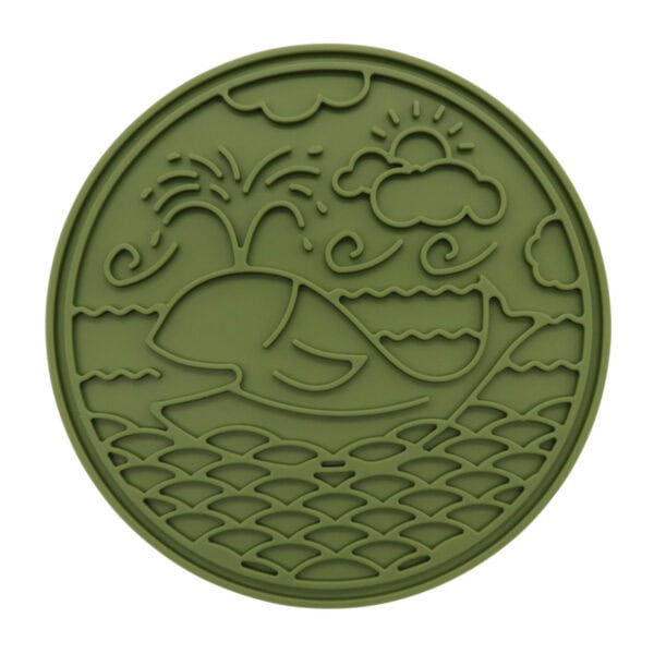 Whale Scene Holiday Enrichment Lick Mat