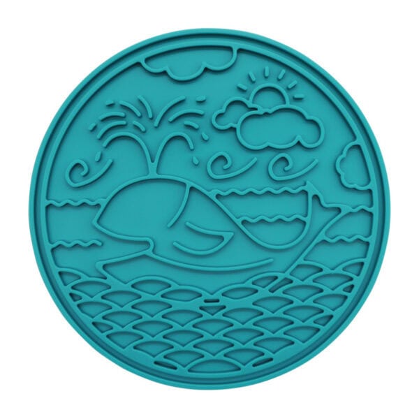 Whale Scene Holiday Enrichment Lick Mat