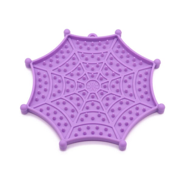 Spiderweb-Shaped Enrichment Lick Mat