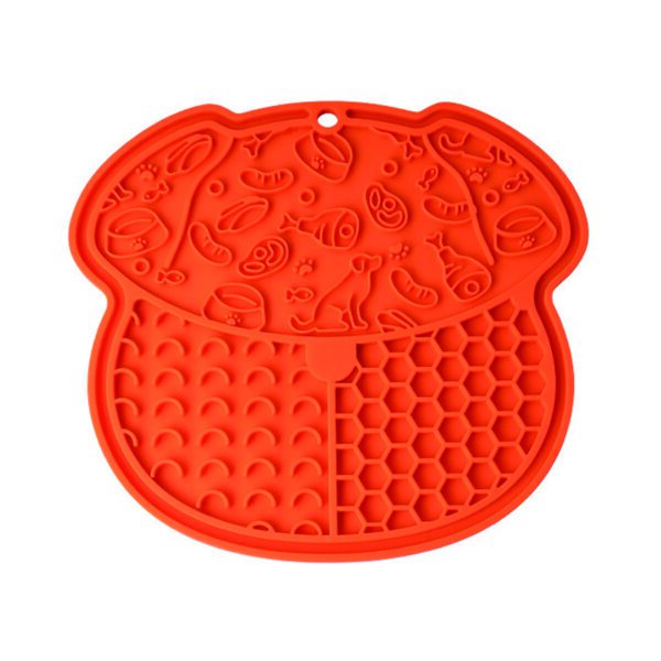 Segmented Paw & Grid Hybrid Lick Mat
