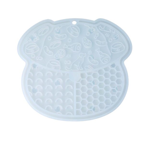 Segmented Paw & Grid Hybrid Lick Mat