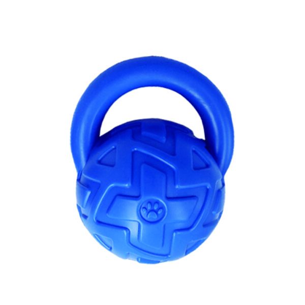 TPR Kettlebell Tug Toy for Dog With Fun Sound Squeaker