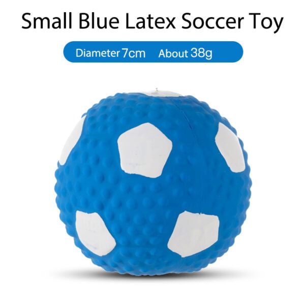 Latex Soccer squeaky dog toy