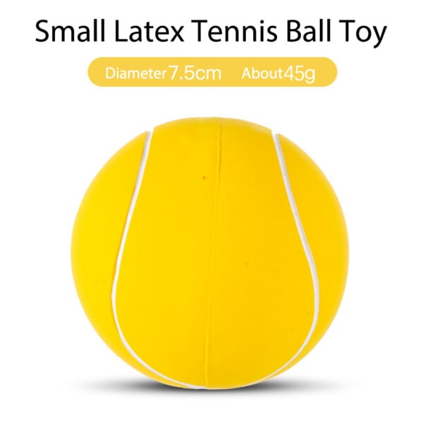 Latex Tennisball squeaky dog toy