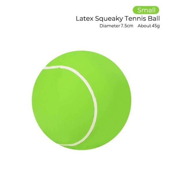 Latex Tennisball squeaky dog toy
