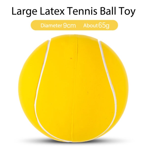 Latex Tennisball squeaky dog toy