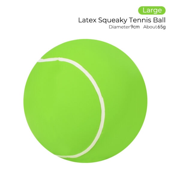 Latex Tennisball squeaky dog toy