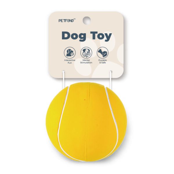 Latex Tennisball squeaky dog toy