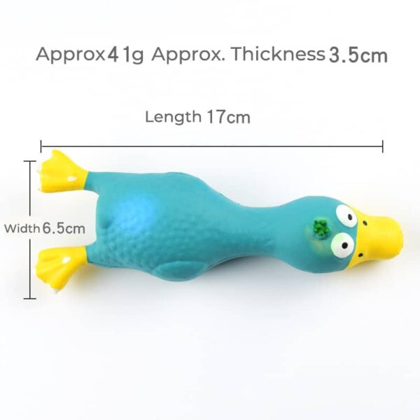 Squeaky Latex Laying Chicken Dog Toy
