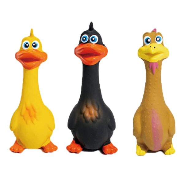 Latex Standing Duck Squeaky Dog Toy