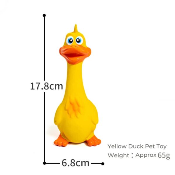 Latex Standing Duck Squeaky Dog Toy