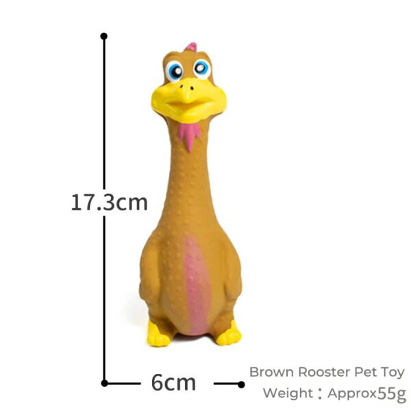 Latex Standing Duck Squeaky Dog Toy
