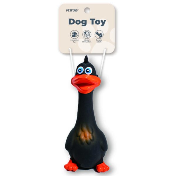Latex Standing Duck Squeaky Dog Toy