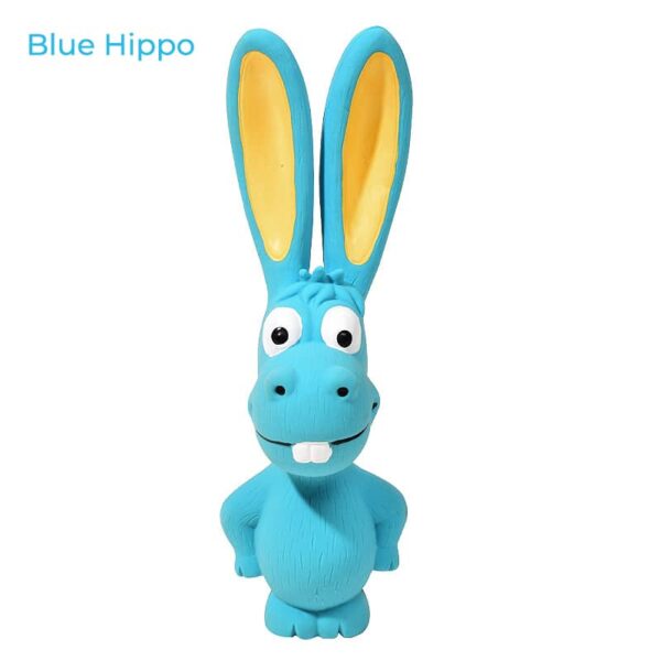 Latex Long-Eared Bunny Squeaky Dog Toy