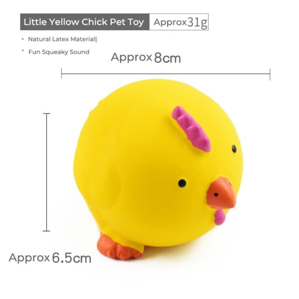 Latex Round Farm Animal Squeaky Dog Toys