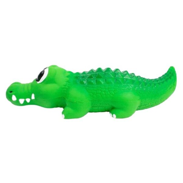 Latex Crocodile Squeaky Dog Toy-Medium / Large