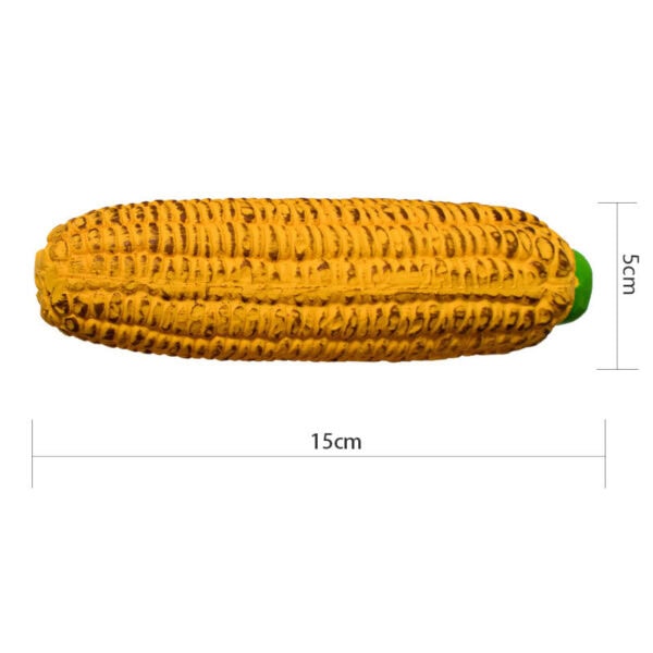 Realistic Grilled Corn Latex Squeaky Dog Toy