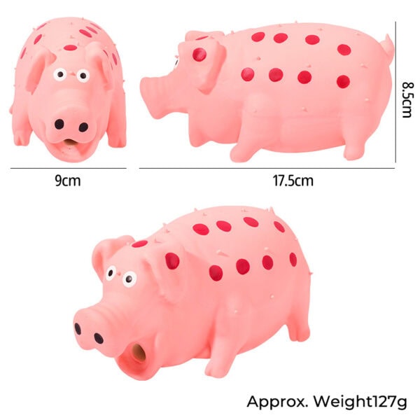 Spotted Pig Latex Squeaky Dog Toy