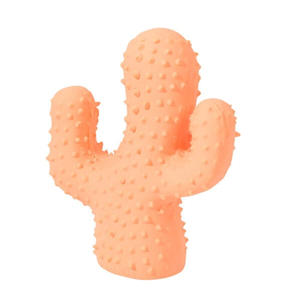 Textured Cactus Latex Dog Toy with Squeaker