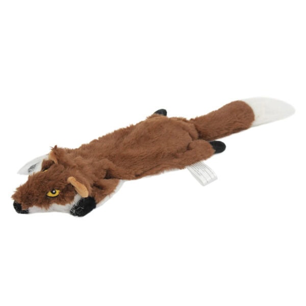 Flat Animal Squeaky Dog Toy