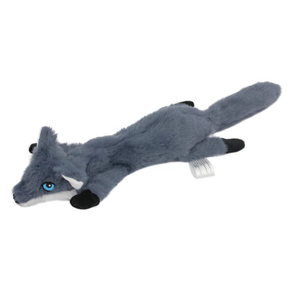 Flat Animal Squeaky Dog Toy