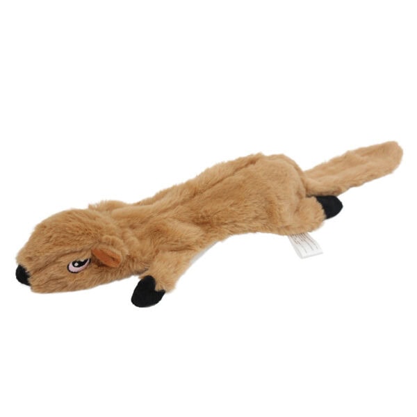 Flat Animal Squeaky Dog Toy