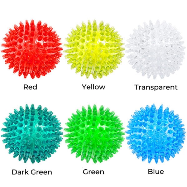 TPR Sports Ball Spiky Dog Toys – Assorted Styles