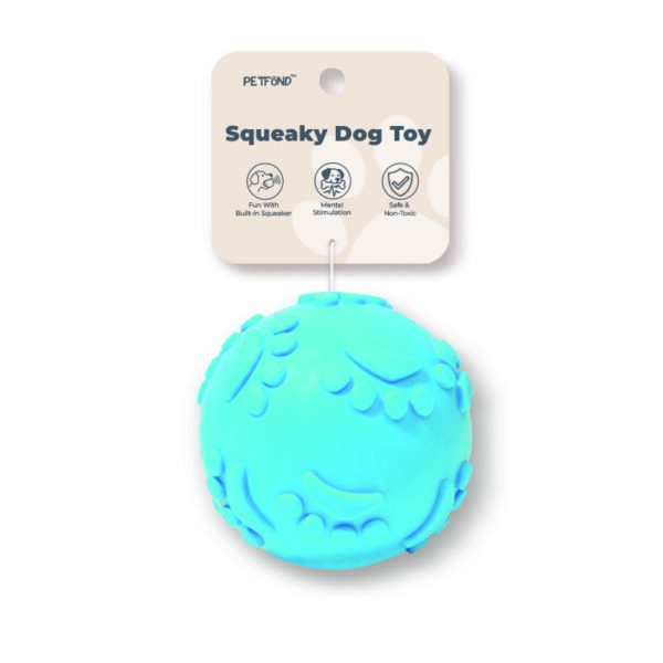 TPR Textured Squeaky Ball Dog Toy