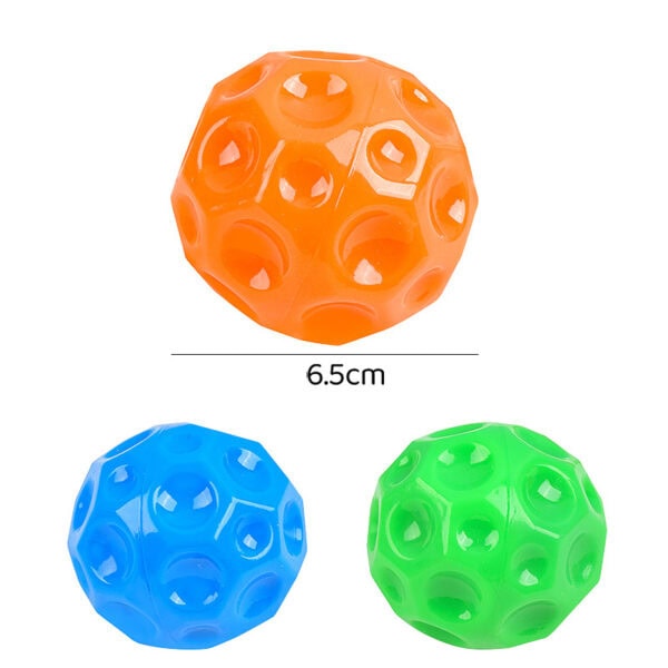 TPR Geometric Squeaky Ball Dog Toy