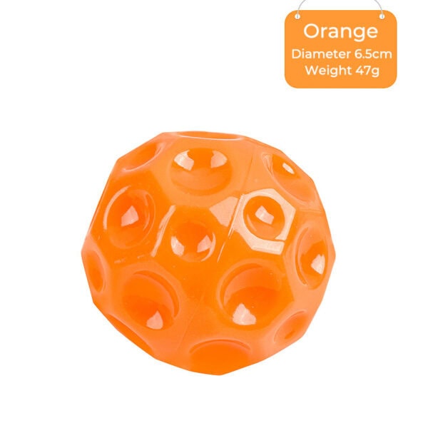 TPR Geometric Squeaky Ball Dog Toy