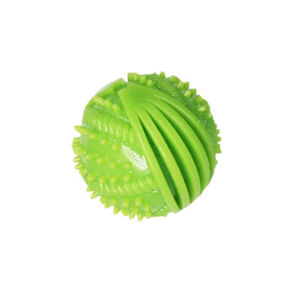 TPR Dog Squeaky Ball – Treat Dispensing & Dental Cleaning