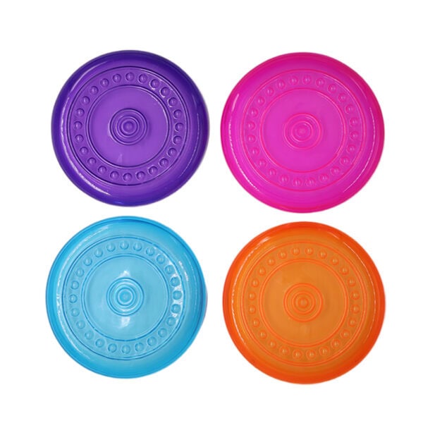 Soft TPR Dog Frisbee – Durable & Flexible