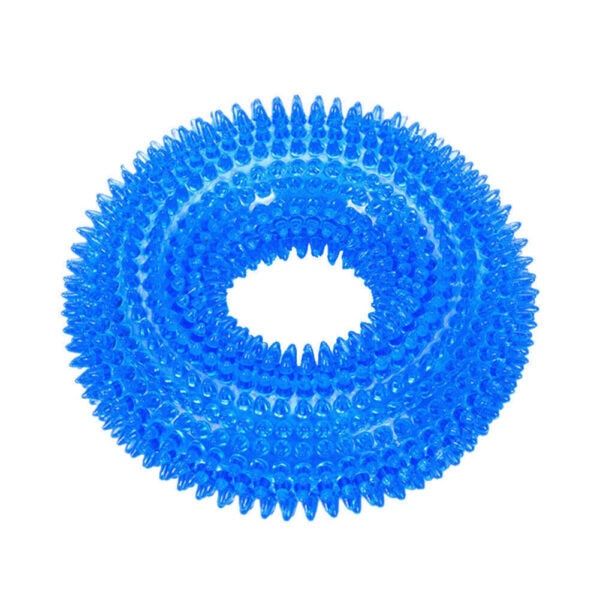 TPR Spiky Ring Squeaky Dog Toy